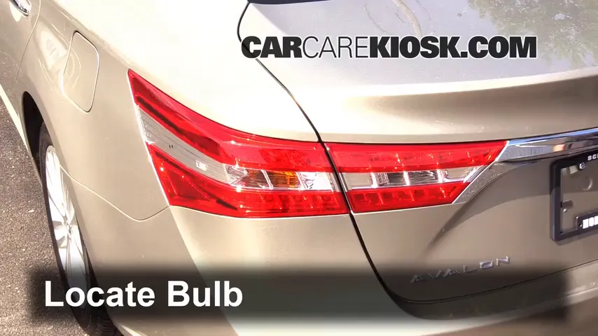 2014 Toyota Avalon Hybrid XLE 2.5L 4 Cyl. Lights Turn Signal - Rear (replace bulb)